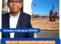 Senador Velásquez (FRVS): “NO HAY TRANSICIÓN ENERGÉTICA JUSTA, SI LA PAGAN LOS PULMONES Y EL FUTURO DE LOS NIÑOS DE CALAMA”.